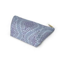 Mumbai Lace Accessory Pouch w T-bottom in Purple